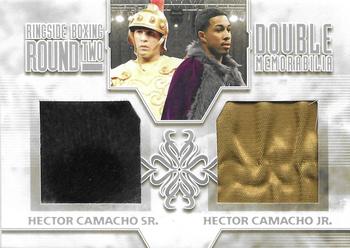 2011 Ringside Boxing Round Two - Double Memorabilia Silver #DM-13 Hector Camacho Sr. / Hector Camacho Jr. Front