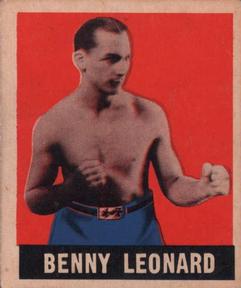 1948 Leaf Knock Out #3 Benny Leonard Front