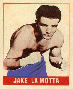 1948 Leaf Knock Out #102 Jake Lamotta Front