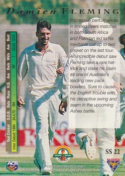 1994-95 Futera Cricket - Super Series #SS 22 Damien Fleming Back