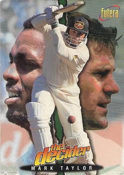 1996 Futera The Decider #1 Mark Taylor Front