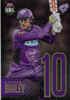 2017-18 Tap 'N' Play BBL Cricket - Jersey Numbers Gold #JNG-05 George Bailey Front