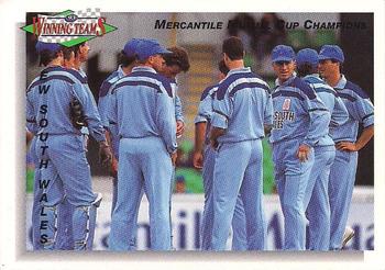 1993-94 Futera International Cricket #104 New South Wales Front