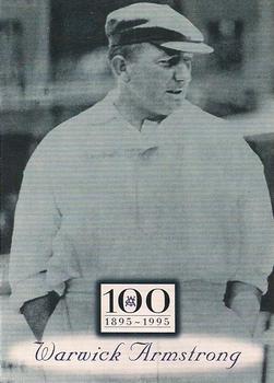 1996 Futera Victorian Cricket Association 1895-1995 #1 Warwick Armstrong Front