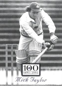1996 Futera Victorian Cricket Association 1895-1995 #86 Mick Taylor Front