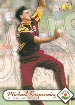 1996 Futera World Cup #49 Michael Kasprowicz Front