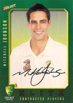 2008-09 Select Cricket Australia - Cricket Australia Elite Contracted Players #FS14 Mitchell Johnson Front