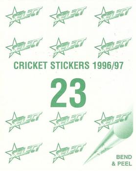 1996-97 Select Stickers #23 Michael Slater Back