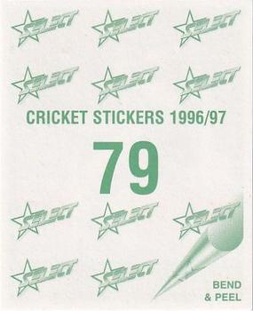 1996-97 Select Stickers #79 Michael Hussey Back