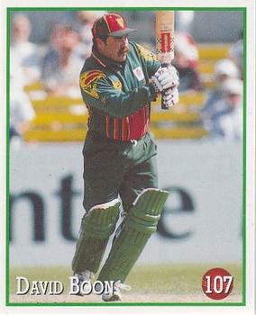 1997-98 Select Cricket Stickers #107 David Boon Front