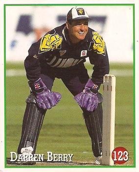 1997-98 Select Cricket Stickers #123 Darren Berry Front