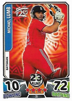 2014 Topps Cricket Attax ICC World Twenty20 #31 Michael Lumb Front