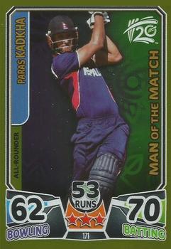 2014 Topps Cricket Attax ICC World Twenty20 #171 Paras Khadka Front