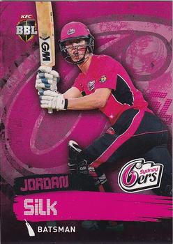 2015-16 Tap 'N' Play CA/BBL Cricket #163 Jordan Silk Front