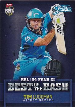 2015-16 Tap 'N' Play CA/BBL Cricket - BBL04 Best of the Bash #BB-01 Tim Ludeman Front
