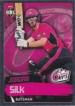 2015-16 Tap 'N' Play CA/BBL Cricket - Silver #163 Jordan Silk Front