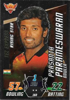2014-15 Topps Cricket Attax IPL #160 Prasanth Parameswaran Front