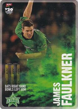 2014-15 Tap 'N' Play CA/BBL Cricket #128 James Faulkner Front