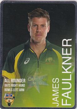 2014-15 Tap 'N' Play CA/BBL Cricket - Silver #006 James Faulkner Front