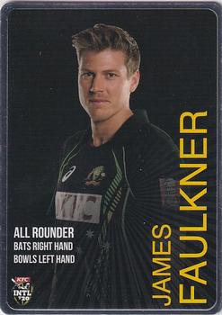 2014-15 Tap 'N' Play CA/BBL Cricket - Silver #039 James Faulkner Front