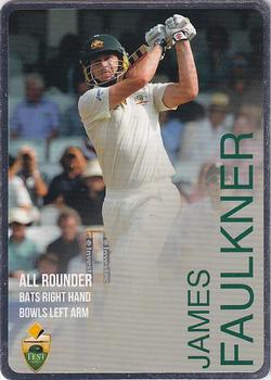 2014-15 Tap 'N' Play CA/BBL Cricket - Silver #053 James Faulkner Front