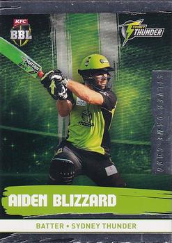 2016-17 Tap 'N' Play CA/BBL Cricket - Silver #185 Aiden Blizzard Front
