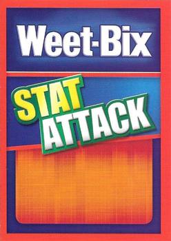 2007-08 Weet-Bix Stat Attack #01 Brett Lee Back