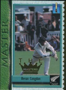 1995 The Topp Promotions Co. Centenary of New Zealand Cricket - The Masters #1 Bevan Congdon Front