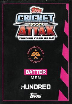 2021 Topps Cricket Attax The Hundred #6 Dominic Sibley Back