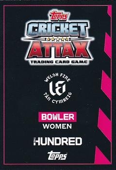 2021 Topps Cricket Attax The Hundred #222 Katie George Back