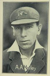 1926 Amalgamated Press Famous Test Match Cricketers #17 Arthur Mailey Front