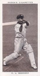 1938 Ogden's Prominent Cricketers #35 Jack Badcock Front