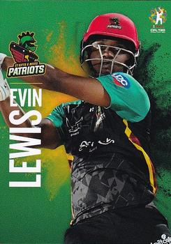 2019 Tap 'N' Play Caribbean Premier League #65 Evin Lewis Front