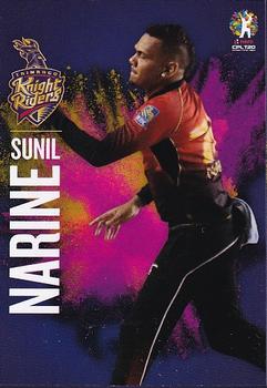 2019 Tap 'N' Play Caribbean Premier League #94 Sunil Narine Front