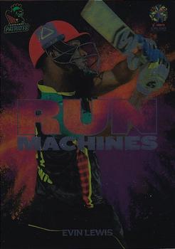 2019 Tap 'N' Play Caribbean Premier League - Run Machines #RM-05 Evin Lewis Front