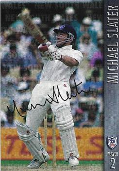 1996-97 New South Wales Blues Cricket #2 Michael Slater Front