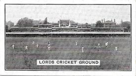 1925 Morris's Australian Cricketers #22 Lords Cricket Ground Front