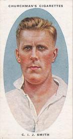 1936 Churchman's Cricketers #38 James Smith Front