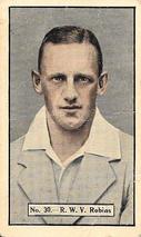 1936-37 Allen's Cricketers #30 Walter Robins Front