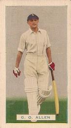 1936-37 Hoadley's Test Cricketers #8 George Allen Front