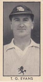 1957 D.C.Thomson County Cricketers (Adventure) #7 Godfrey Evans Front
