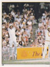 1983 Scanlens Cricket Stickers #39 Norman Cowans / Rod Marsh Front