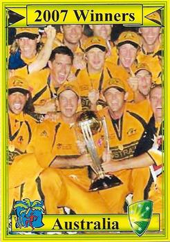 2007 Cricket World Cup #36 2007 Winners Front