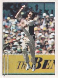 1984 Scanlens Cricket Stickers #59 Jeremy Coney Front