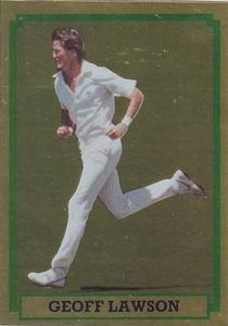 1985 Scanlens Cricket Stickers #55 Geoff Lawson Front