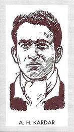1992 County Print Services 1950's Test Cricketers #9 Abdul Hafeez Kardar Front