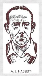 1992 County Print Services 1950's Test Cricketers #10 Lindsay Hassett Front