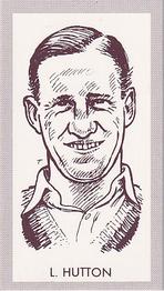 1992 County Print Services 1950's Test Cricketers #12 Len Hutton Front