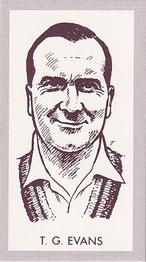 1992 County Print Services 1950's Test Cricketers #18 Godfrey Evans Front