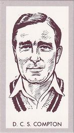 1992 County Print Services 1950's Test Cricketers #22 Denis Compton Front